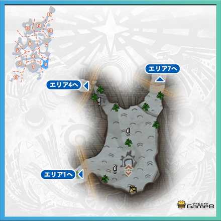 渡りの凍て地エリア3
