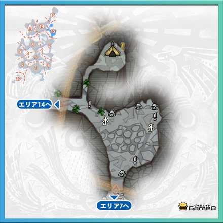 渡りの凍て地エリア15