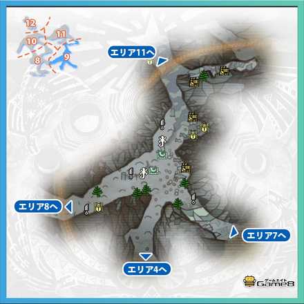 渡りの凍て地エリア9