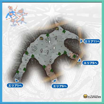 渡りの凍て地エリア10