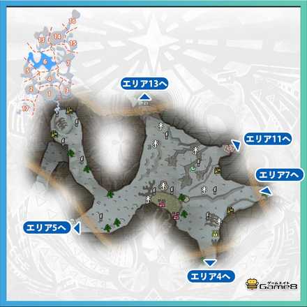 渡りの凍て地エリア6