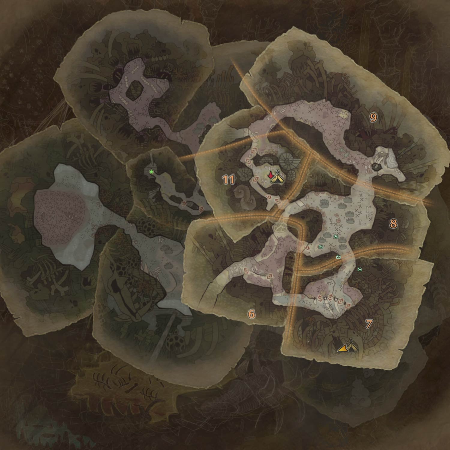 Mhwアイスボーン 瘴気の谷のマップと採取素材 モンハンワールド ゲームエイト Mhwアイスボーン 瘴気の谷のマップと採取素材 モンハンワールド ゲームエイト
