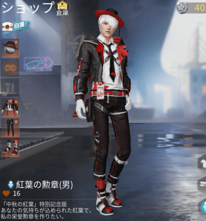 紅葉の勲章画像