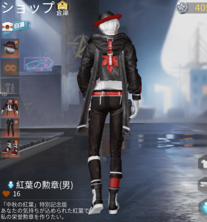 紅葉の勲章画像