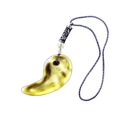 黄水晶の勾玉【参】