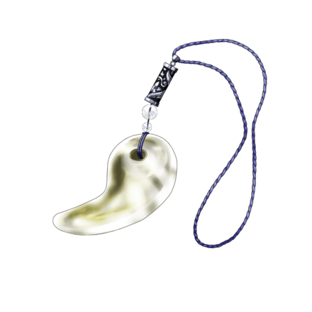 白水晶の勾玉【参】