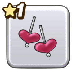 ハートのピアス画像