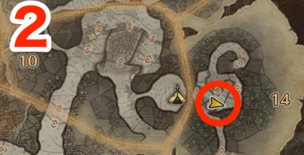 陸珊瑚の台地のオタカラ4の2つ目