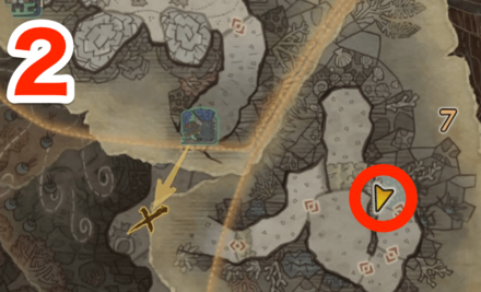 陸珊瑚の台地のオタカラ7の2つ目