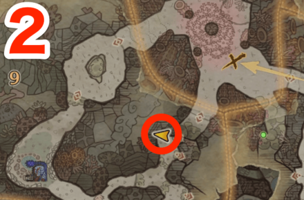 陸珊瑚の台地のオタカラ9の2つ目