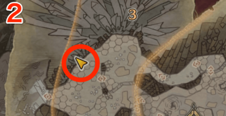 龍結晶の地オタカラ4の2つ目の場所