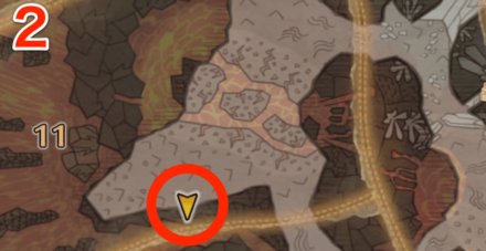 龍結晶の地オタカラ5の2つ目の場所