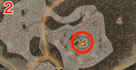 龍結晶の地オタカラ7の2つ目の場所