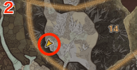 龍結晶の地オタカラ8の2つ目の場所