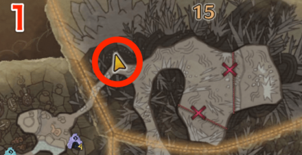 龍結晶の地オタカラ10の1つ目の場所