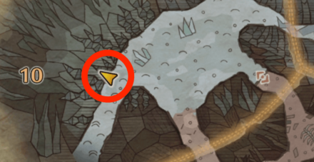 渡りの凍て地のオタカラ2の場所