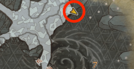 渡りの凍て地のオタカラ6の場所