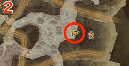 瘴気の谷オタカラ5の2つ目の場所