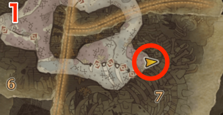 瘴気の谷オタカラ91つ目の場所