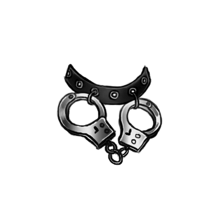 ガンメタプリズンネックレス