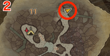 大蟻塚の荒地オタカラ8の2つ目の場所