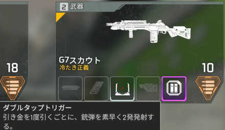 ダブルタップトリガー