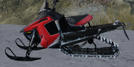 荒野行動　スノーモービル