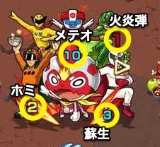 ニクレンジャーオラゴン攻撃パターン