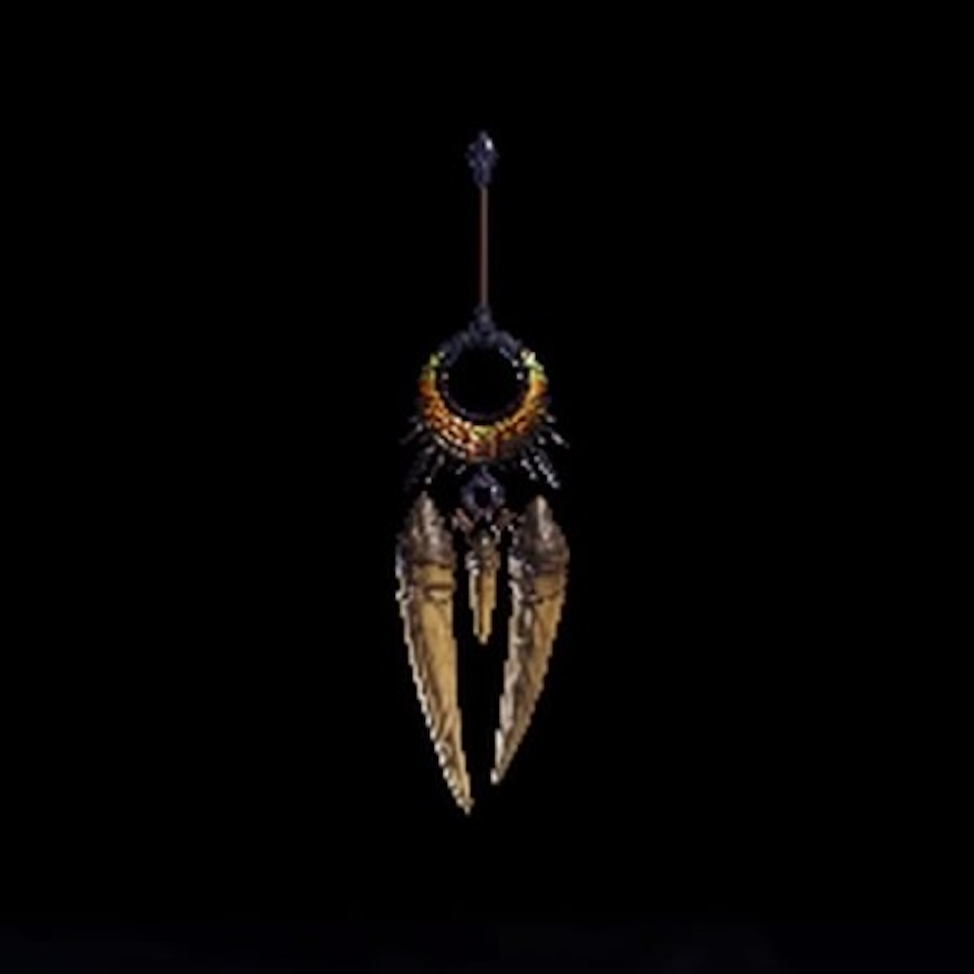MHWアイスボーン】チャーム「強者の爪飾り【金獅子】」の入手