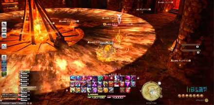 中心に到達すると大爆発