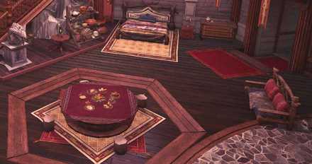 高級な木材の床