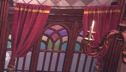 布製のカーテン【小】