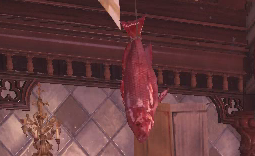 魚の吊り飾り【赤】