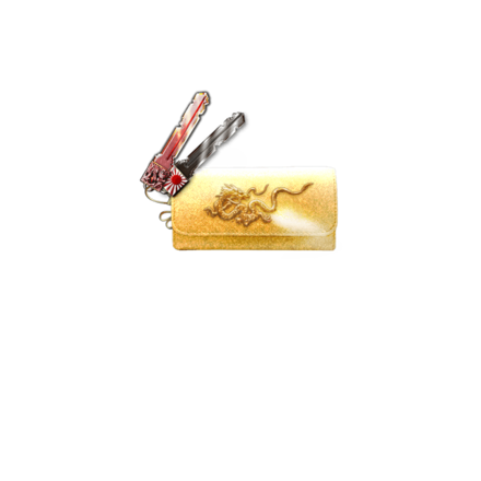 皇帝龍キーケース［金］