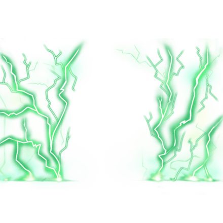 【伝】雷［緑］