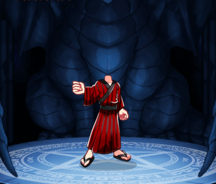 風流の浴衣(赤・男)の画像