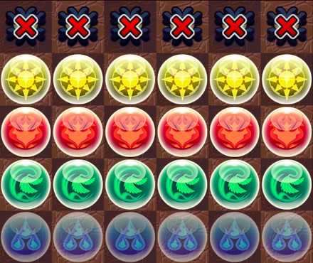 1ターン目は平積みでOK