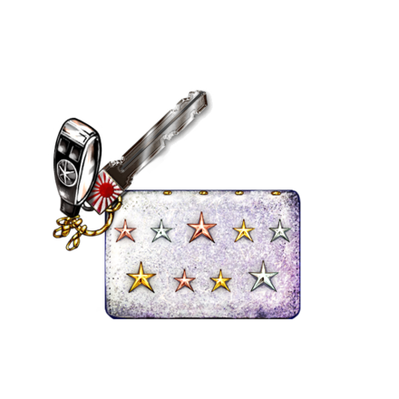 ダミーチュウキーケース［白］