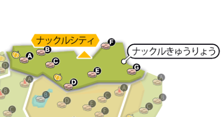 ナックル丘陵のシンボルエンカウント