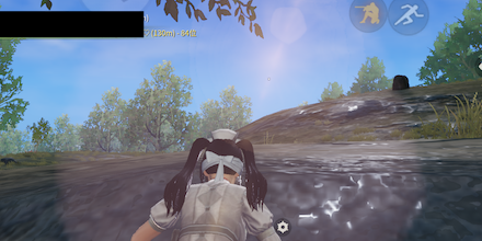 河辺の集落　水工場