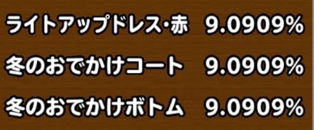 目玉装備排出確率の画像