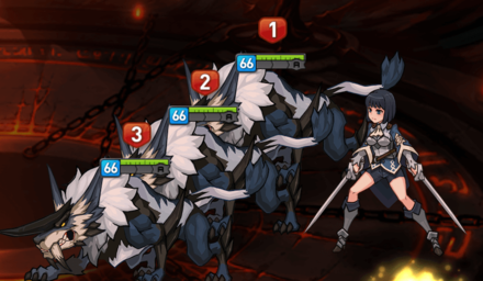 深淵51階層バトル②の画像