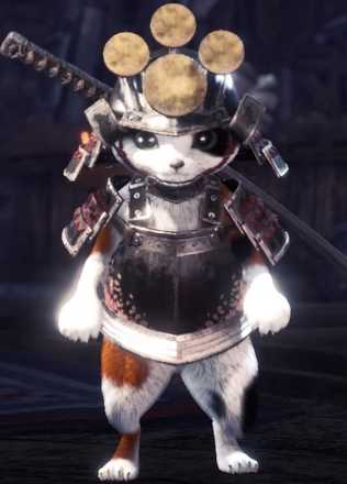 MHWアイスボーン】EX武者ネコαの見た目と必要素材【モンハン