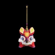 万福の虎・紅の画像