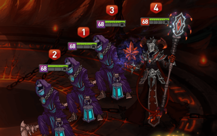 深淵53階層バトル①の画像