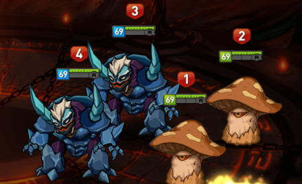 深淵54階層バトル①の画像