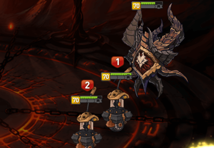 深淵55階層バトル①の画像