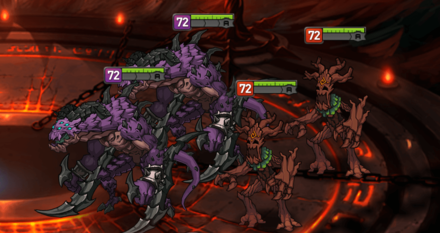 深淵57階層バトル①の画像