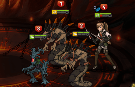 深淵59階層バトル①の画像