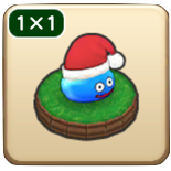 サンタスライムの置物